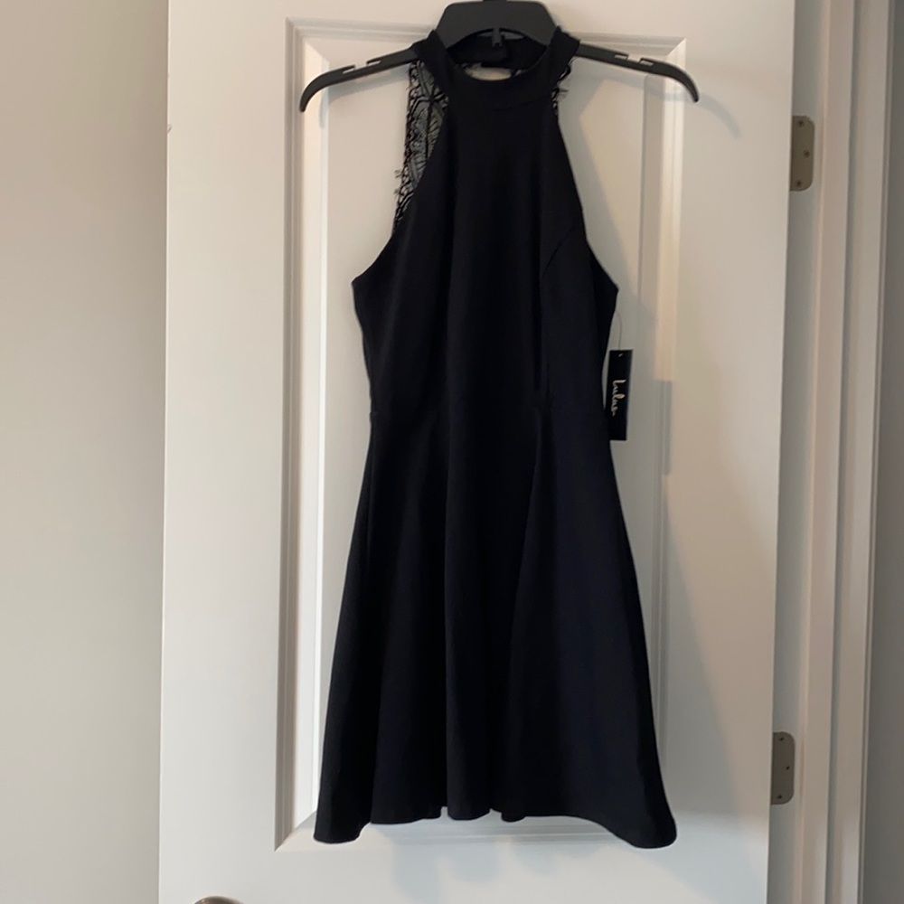 Black skater dress